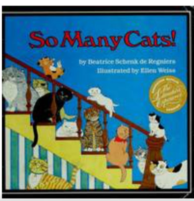 So Many Cat! by Beatrice Schenk de Regniers Paperback 1985 Grades K-2