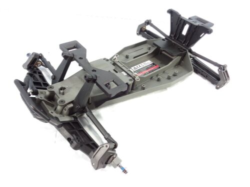 Traxxas Rustler XL-5 Chassis Kit Set Arms Shock Tower Bumpers Main Frame Roller - Picture 2 of 11