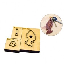 Leather Die Cutter goldfish keyring ornaments pendant Template Cutting punch