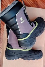 Kamik Childrens Size 6 Insulated -40F Winter Snow Boots Black