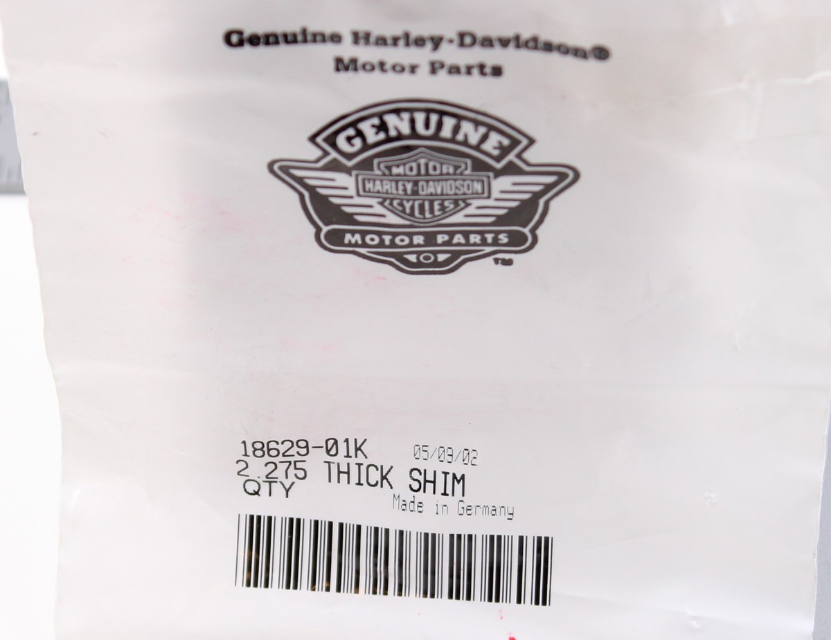 Harley-Davidson Thick Shim, 2.275 Part Number - 18629-01K (Pack Of