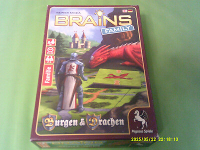Brains Family Burgen und Drachen Familienspiel von Rainer Knizia unbespielt
