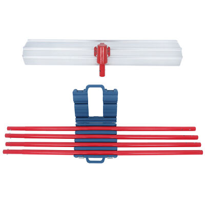 Large Red 48 X 8 '' Concrete Bull Float With 4 Rods For Storage Box