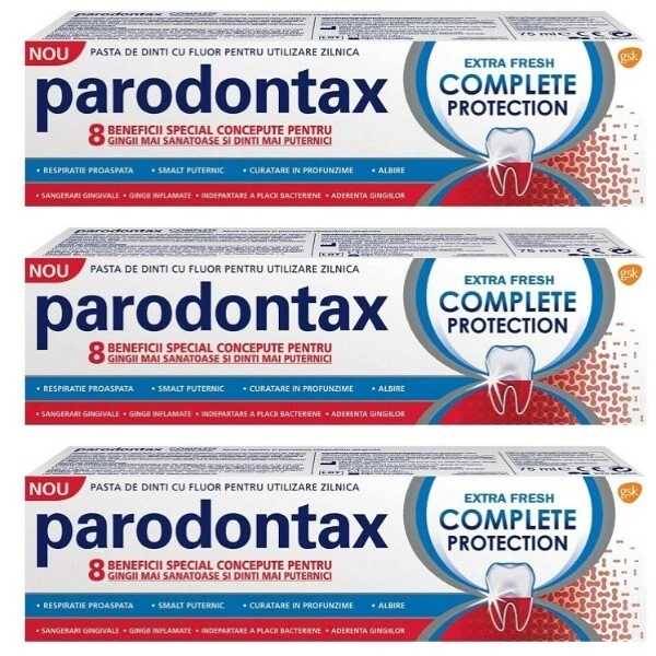 Parodontax Complete Protection Extra Fresh Toothpaste Oral Care Strengthens 75ml