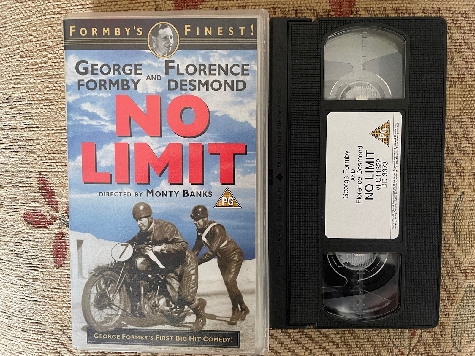 No Limit Video VHS, George Formby, Isle of Man TT comedy, 1935, Formby's Finest!
