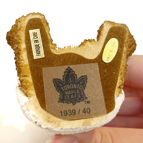 Toronto Maple Leafs Hockey Bear Figurine Bumper Sticker Bracelet Bandana NHL TML - Picture 6 of 20