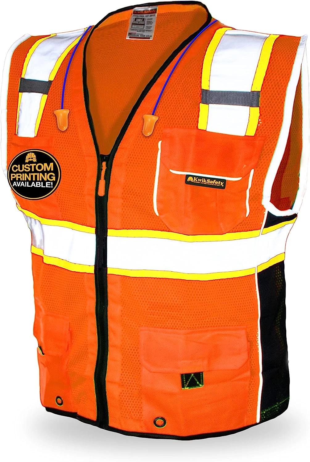   Charlotte, NC   Gilet de sécurité CLASSIC & SUPREME [Poche Jumbo] Classe 2 EPI de travail 