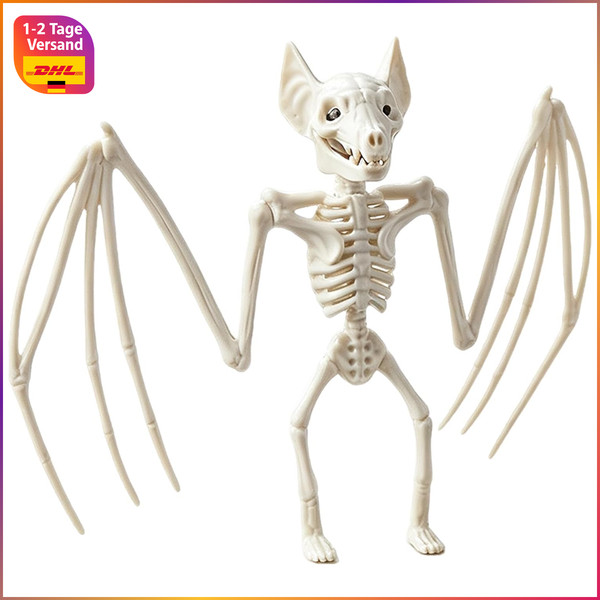 Tierskelett Fledermaus 29 Cm Halloween Deko Skelett FüR Party Dekoration-image