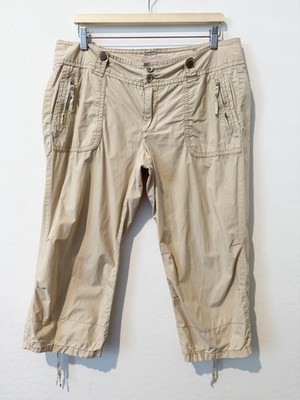 American Eagle Vintage Y2K Relaxed Capri Pants AE Plus Size Baggy Gorpcore 14