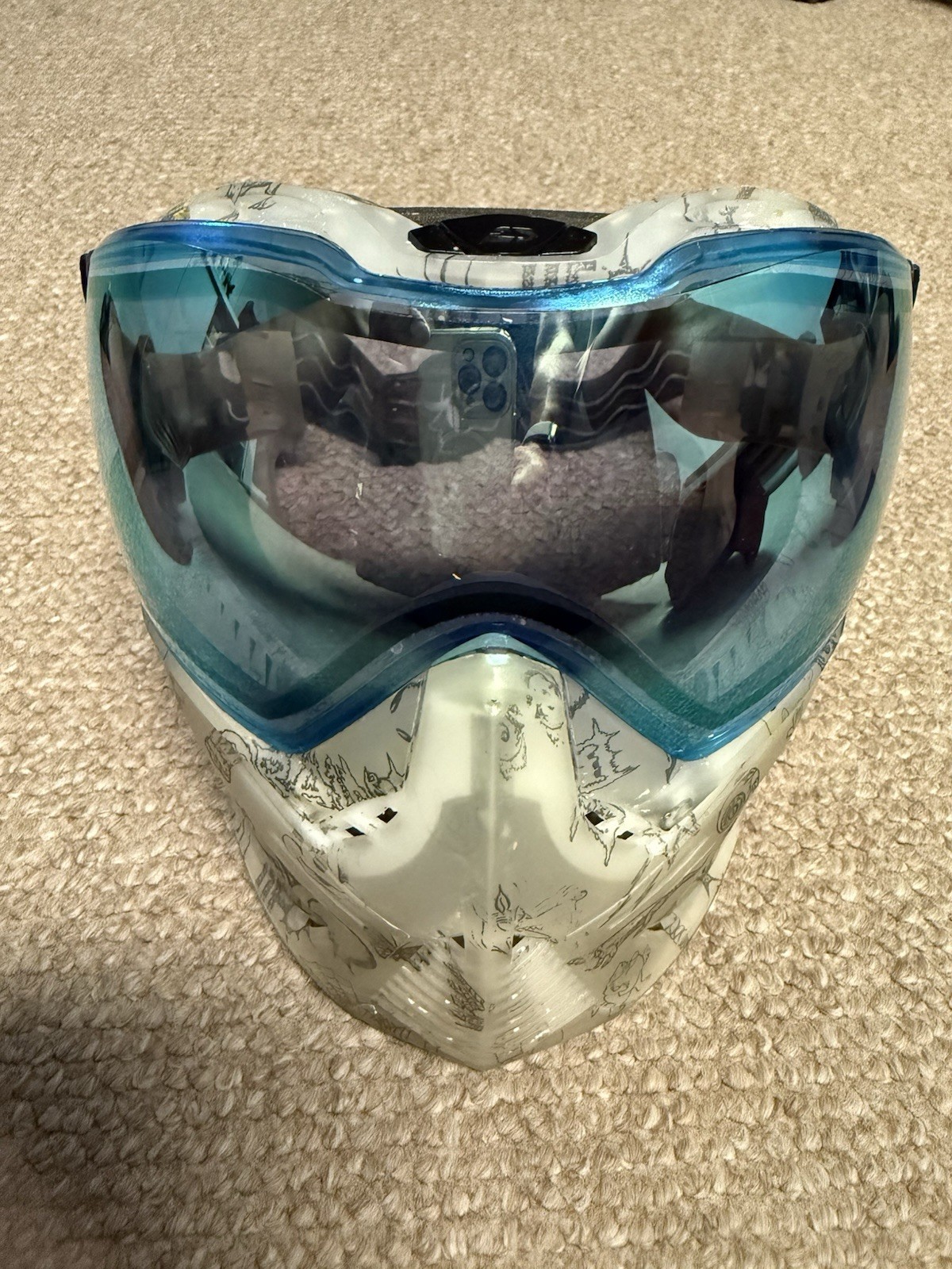 Push Unite Paintball Mask - We Are Brain Dead Colab w/ mask case. | eBay