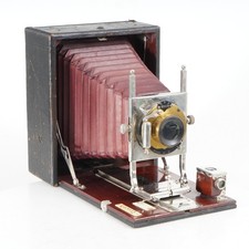 :Conley Senior 4x5 Large Format Folding Camera w/ Wollensak Rapid Lens Read 