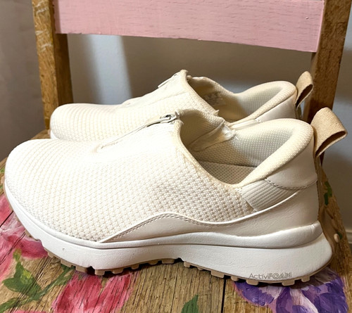 Ryka Alyssum EZ Slip-on Shoes Size 8.5 Jumpstart Zip BRAND NEW NIB White