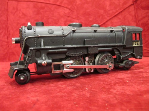 BEAUTIFUL Marx Die Cast Postwa 2-4-2 Black Locomotive 999 ~ tested runs.,lights - Picture 13 of 14