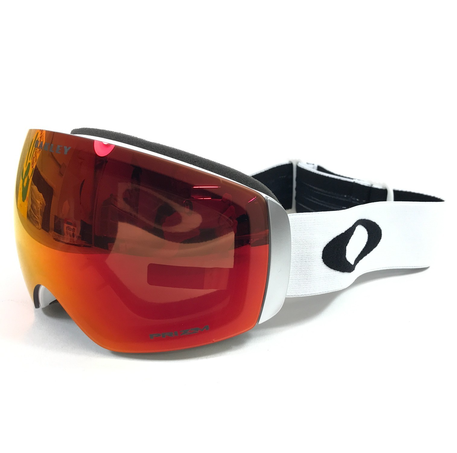 OakleySnowGogglesFlightDeckMOO7064-24MatteWhitePrizmTorchIridiumGBL