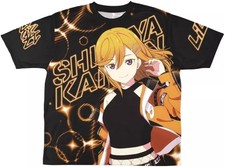 Kanon Shibuya Full Graphic Black T-Shirt XL Double-Sided Print Polyester