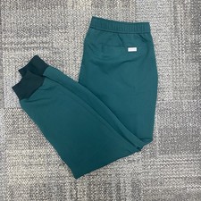 FIGS Tansen Jogger Pants Hunter Green Medical Men's Large Short Nursing Scrubs