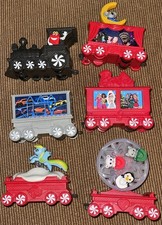 McDonalds 2017 Happy Meal Christmas HOLIDAY EXPRESS TRAIN Lot of 6