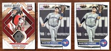 Daulton Varsho Elite Prospect Materials and Big League Cards Toronto Blue Jays