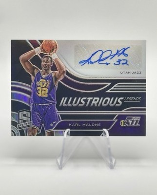 2020-21 Spectra Karl Malone Illustrious Legends Auto /49 #IL-KMA