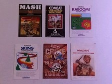 Vintage Lot of 6 Atari Manuals