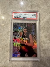 1997-98 Bowman's Best - Best Picks Tim Duncan #BP8 Refractor (RC) PSA 8 NM-MT