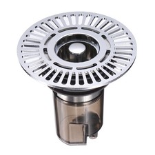 1 Pcs 2.6" H Extended Anti Odor Shower Floor Drain, Gray