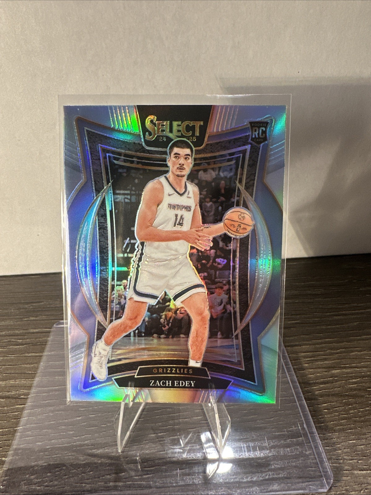 2024-25 Panini Select - Concourse Zach Edey #98 Silver Prizm (RC)