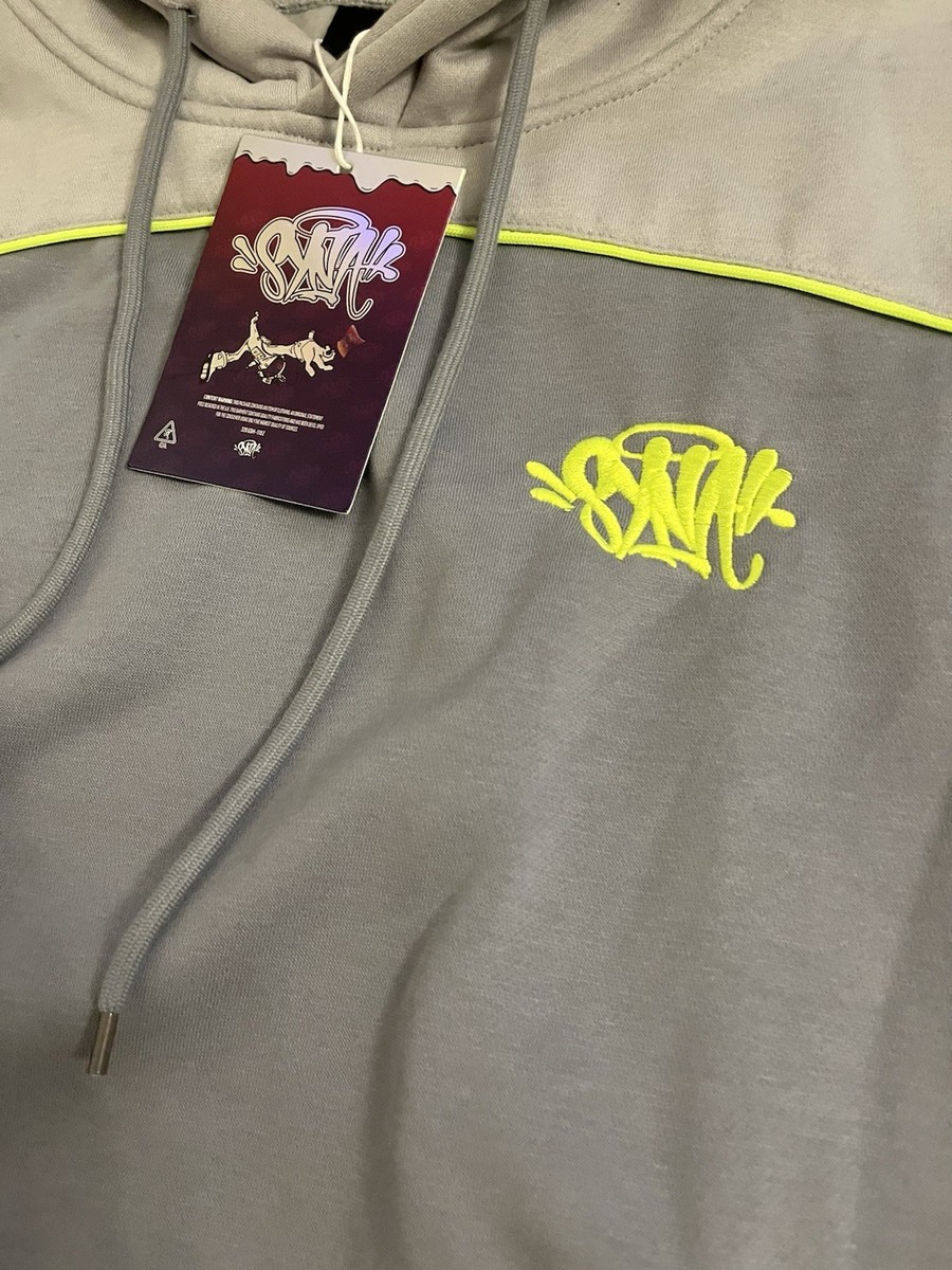 SYNA WORLD TEAM HOODIE - GREY / VOLT GREEN Size Small | eBay