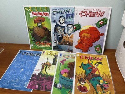Chew Image Comics Comic Lot 7 Issues 46-48 51-52 54 Revival Crime Humor Satire
