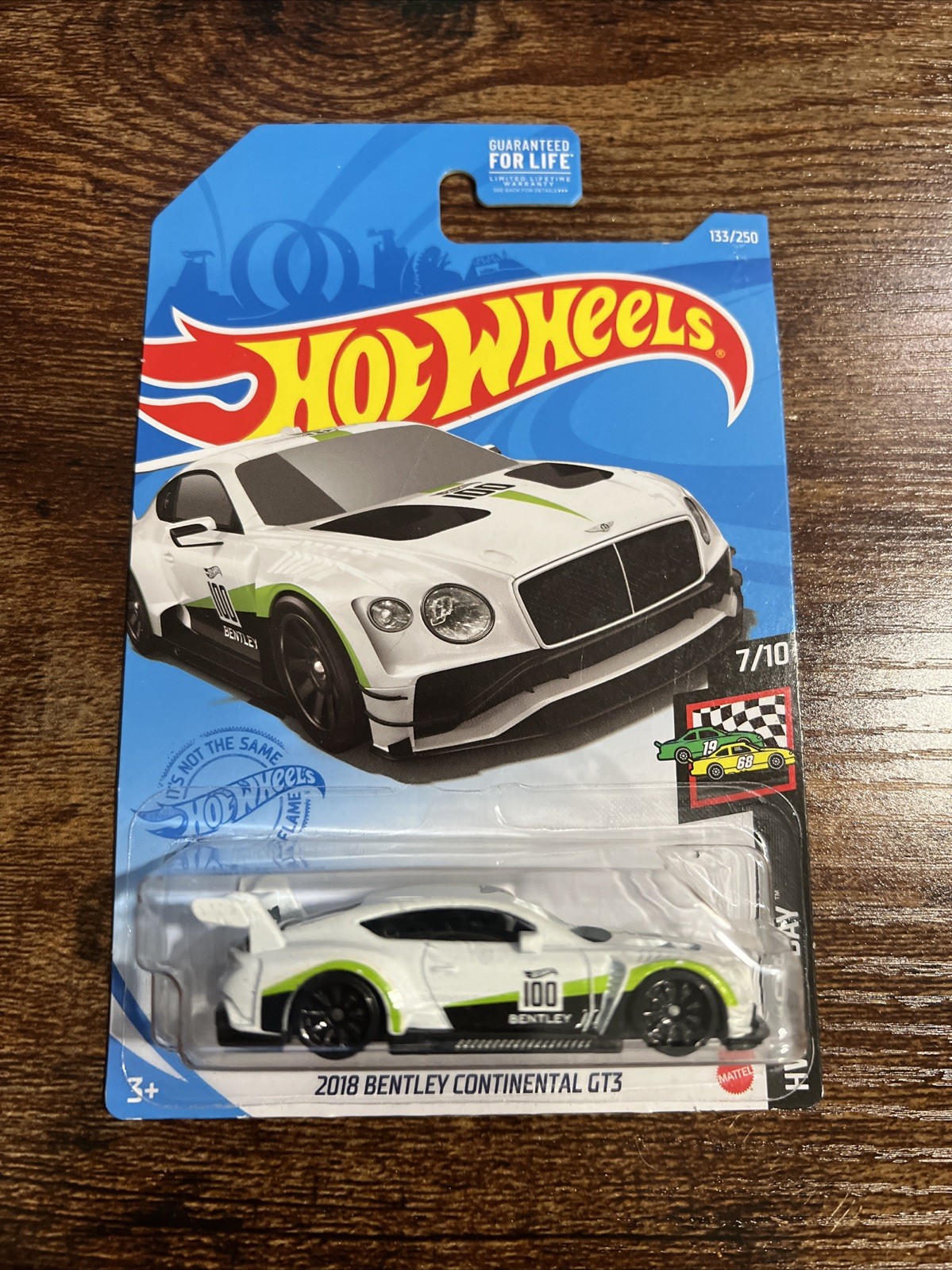 Hot Wheels 2021 21 basic 2018 bentley continental gt3 white  #133 /250