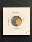 1853 Liberty Head 1/4 Dollar California Gold Coin #5