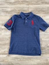 POLO RALPH LAUREN KIDS M 10/12 Polo Pony-embroidered shirt