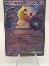 Pokémon TCG Mimikyu EX 069/159 Journey Together Double Rare Card