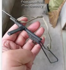 Mini ametralladora Sten realista desmontable totalmente metálica británica 1/6 modelo