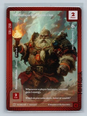 Wonders of the First  Existence The Betrayer of Ironskin Clan 120/250 OCM Common