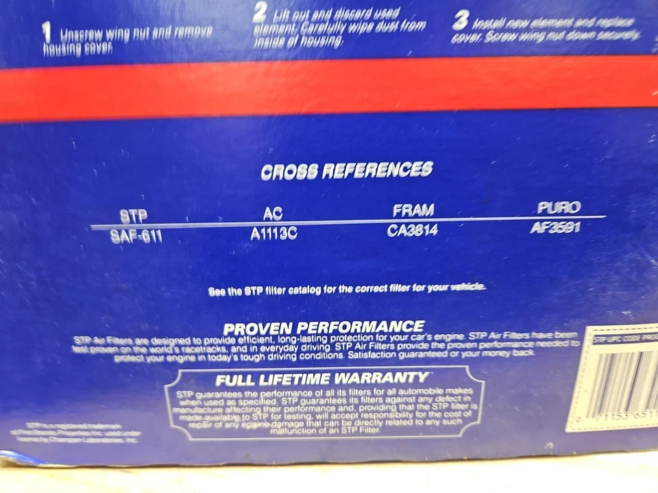 Filtro de ar STP SAF611, VA67, PA2158. Chrysler 4288009. - Imagem 4 de 4