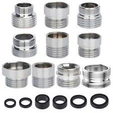 10 pcs Faucet Adapter Kit, Kitchen Aerator Adapter Set M20 Female Sink Adapte...