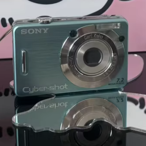 Sony Cyber-shot DSC-W55 Digital Camera - 7.2MP, 3x Zoom (Blue