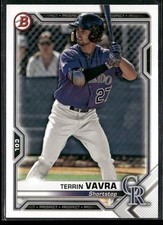 2021 Bowman #BP-100 Terrin Vavra Prospects
