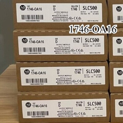 1PCS New Factory Sealed AB 1746-OA16 SER D SLC 500 Output Module 1746OA16 #zb