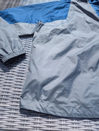 The North Face WindWall' Giacca Uomo Grigio Medio Blu Full Zip Antivento - Foto 19 di 20