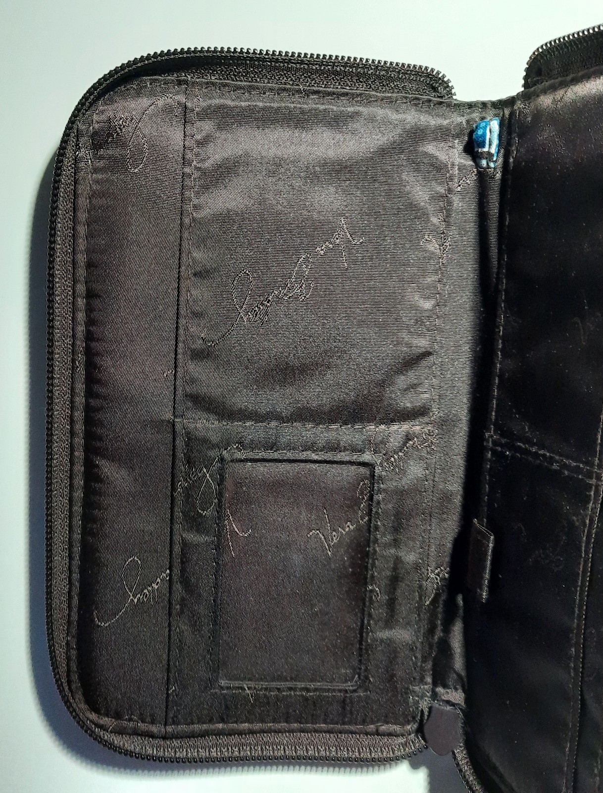 Vera Bradley Java Blue Women’s large Zip Wallet &… - image 3