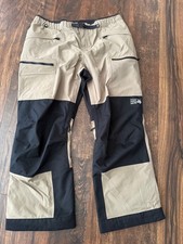 NEW Mountain Hardwear Men's First Tracks Pants Dunes/Black Size 2XL Regular