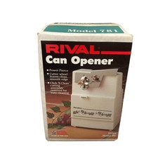 Vintage Rival Model 781 Manual Can Opener - Green Made in USA Click 'N Clean