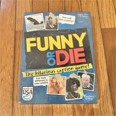 Hasbro Gaming Funny or Die Caption Humor Party Game 3-6 Players Ages 13+ A5969