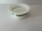 Pyrex Butter Tub Dish Crazy Daisy Bowl Spring Blossom Green 1970's Made in USA