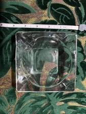 Clear Glass Vintage Ashtray
