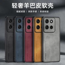 For Motorola Moto G86, Phone Case Business Retro Leather Soft Rubber Cover