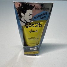 Got2b Glued Styling Spiking Glue Water-Resistant 4-Screaming Hold 6 oz Full Size