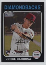 2024 Topps Heritage High Number Chrome Black Border 35/75 Jorge Barrosa 1l42
